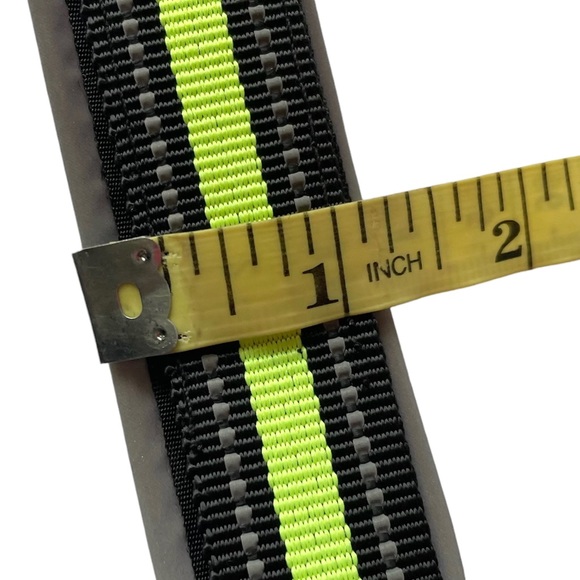 NEW - Padded Dog Collar M Reflective Trim Black Volt - Picture 9 of 12